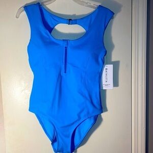 Athleta swimsuit Color blue Size Small brand NWT